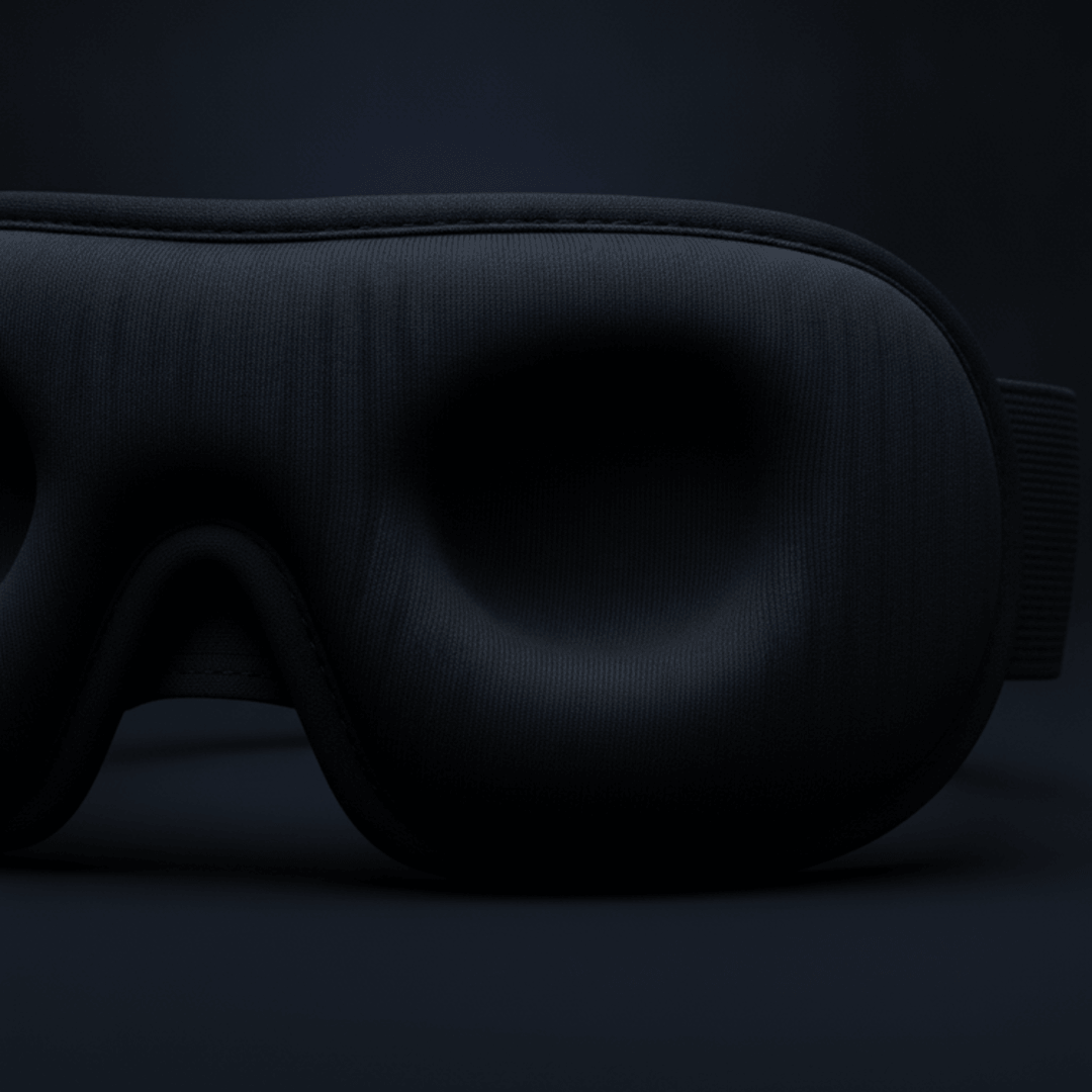 Masque de Nuit Elveio — Noir Absolu 3D
