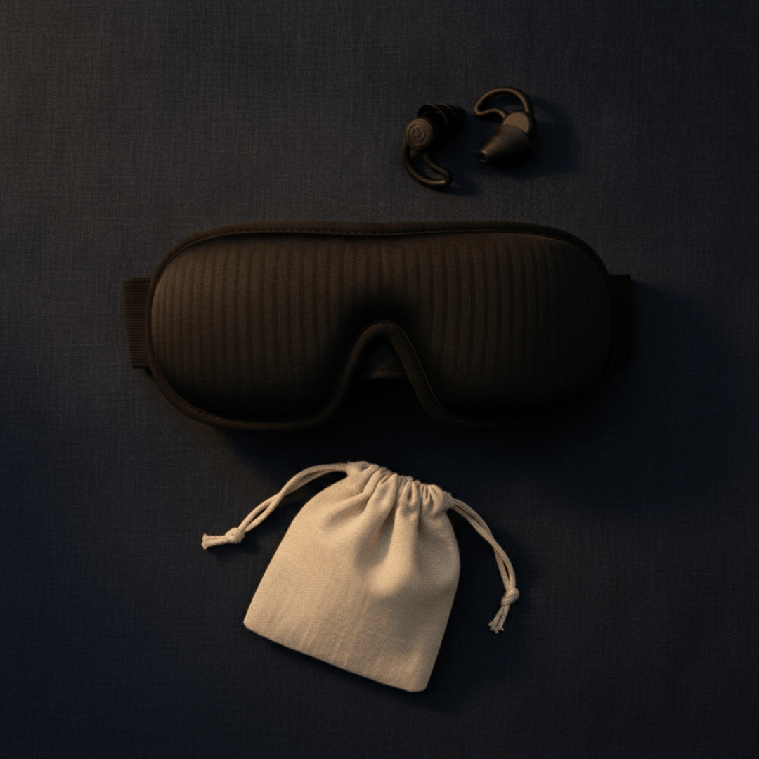 Masque de Nuit Elveio — Noir Absolu 3D